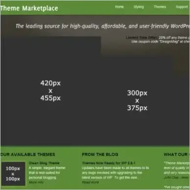 Theme Marketplace Template