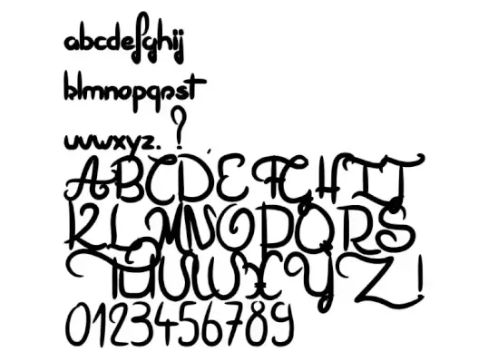 This is not a font