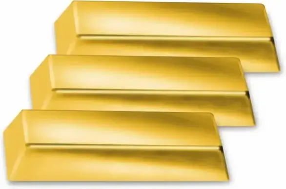 three golden bricks