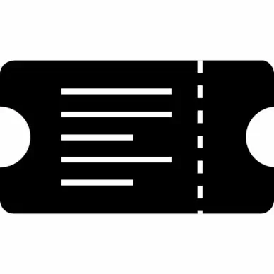 ticket alt sign icon flat silhouette geometric sketch