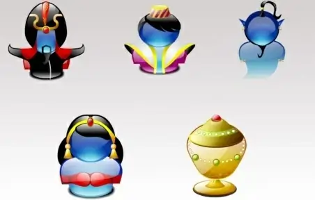 Tiny aladdin Lumina icons icons pack