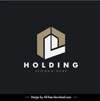 tlt holding logotype flat geometric stylization decor