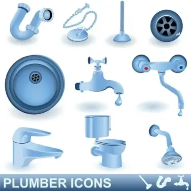 toilet articles vector