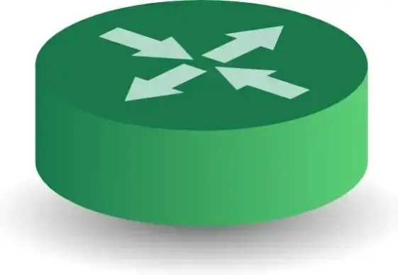 Tombigel Green Router clip art