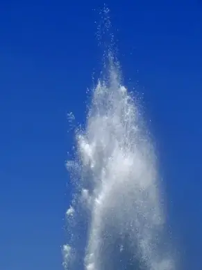 top of the fountain