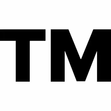 trademark icon flat silhouette capital lettering sketch
