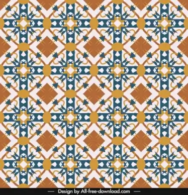 traditional pattern template classical colorful design repeating symmetry