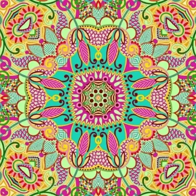 traditional tread patterns vector