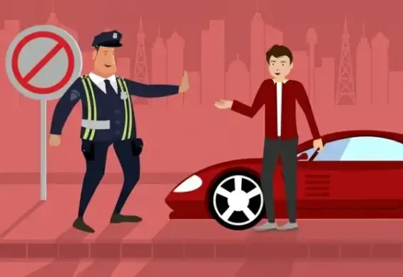 traffic police job drawing men icon colored cartoon