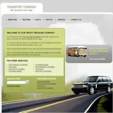 Transport Company Template