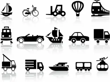 Transportation icons 2