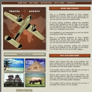 Travel Agency Template