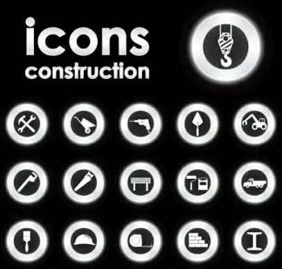 trend circular icon 03 vector