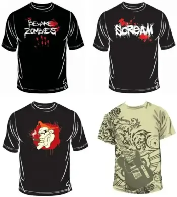 t-shirt and the pattern vector