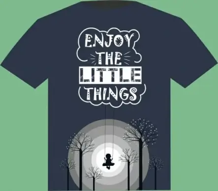 tshirt template dream design joyful kid moonlight decor