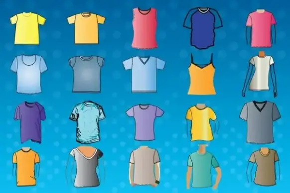 T-Shirt Template Vectors