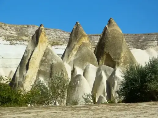 tufa rock formations landscape