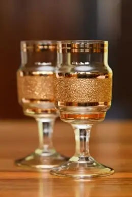 two glasses on the table