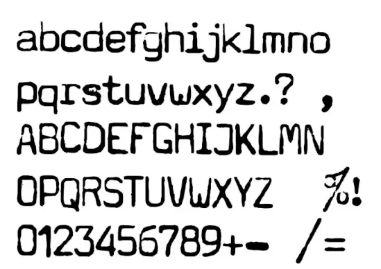 Typewriter - a602