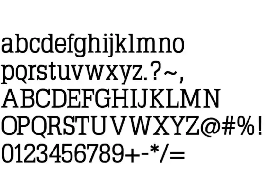 Typo Latin Serif