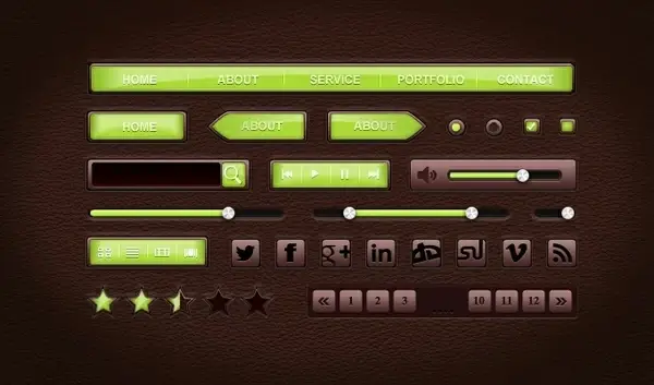 UI Leather Style