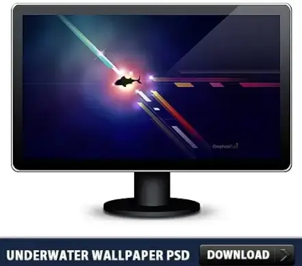 Underwater Free Wallpaper PSD