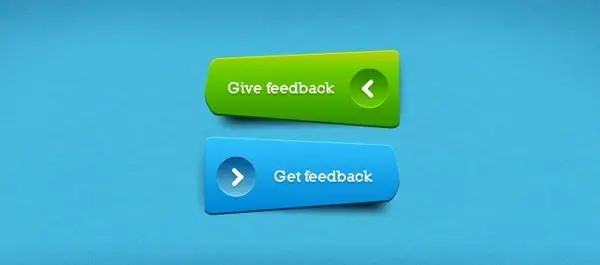 Unique Green & Blue Buttons