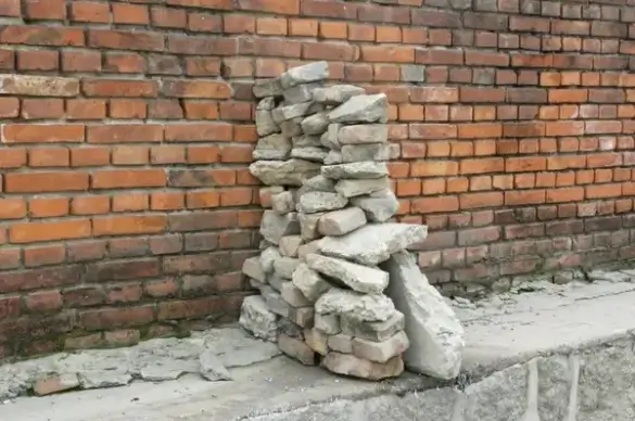 unnatural rock formation