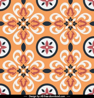 urban decore matt ceramic pattern template classical symmetric repeating design elegant flora decor