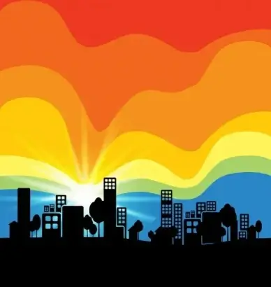 Urban rainbow
