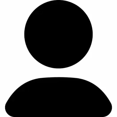 user alt 1 sign icon silhouette geometric rounded shapes