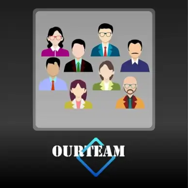 users icon set