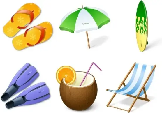 Vacation Icons icons pack