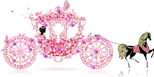 valentine day romantic coach vector