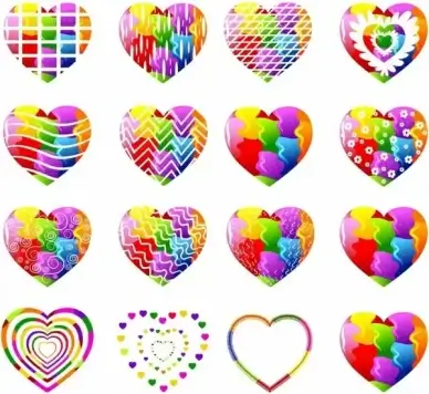 Valentine hearts 