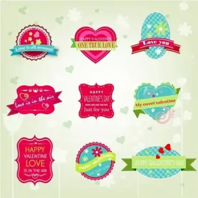 Valentine labels