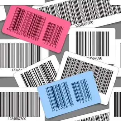 various types of barcodes vector set