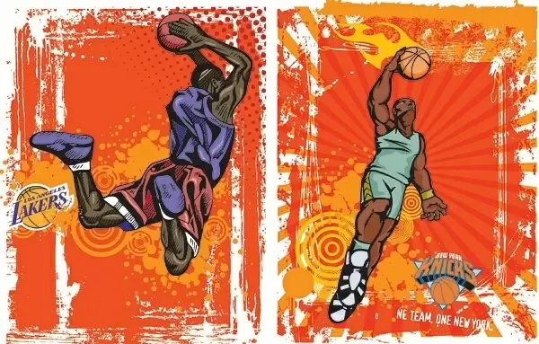 vector basketball trend