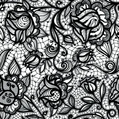 vector black lace creative background graphics