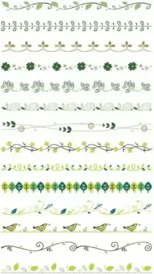 Vector Border Decoration Design Elements
