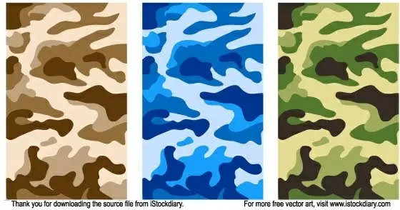 Vector camouflage pattern