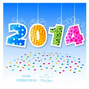 Vector card for new year or christmas