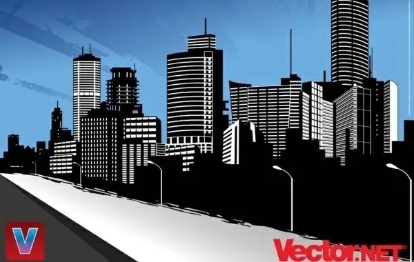 Vector City Skyline Art