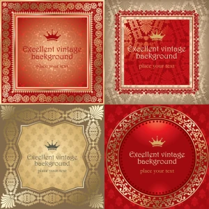 certificate background templates elegant retro royal decor