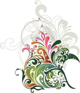 Vector Floral Design Element