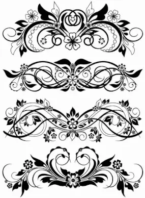 Vector Floral Ornaments
