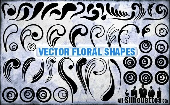 Vector Floral Shapes