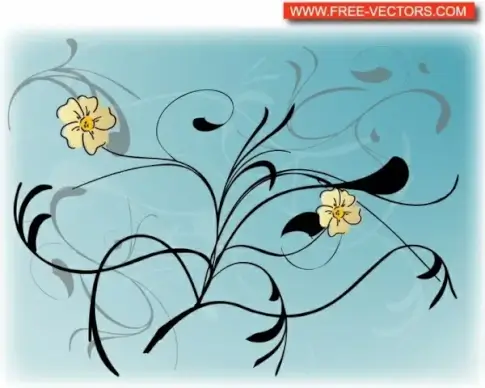 Vector flower 
