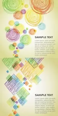 vector graphics background color pencils