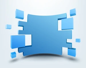 Vector illustration of 3d background